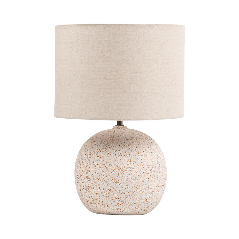 Japanese style ceramic table lamp retro bedside lamp