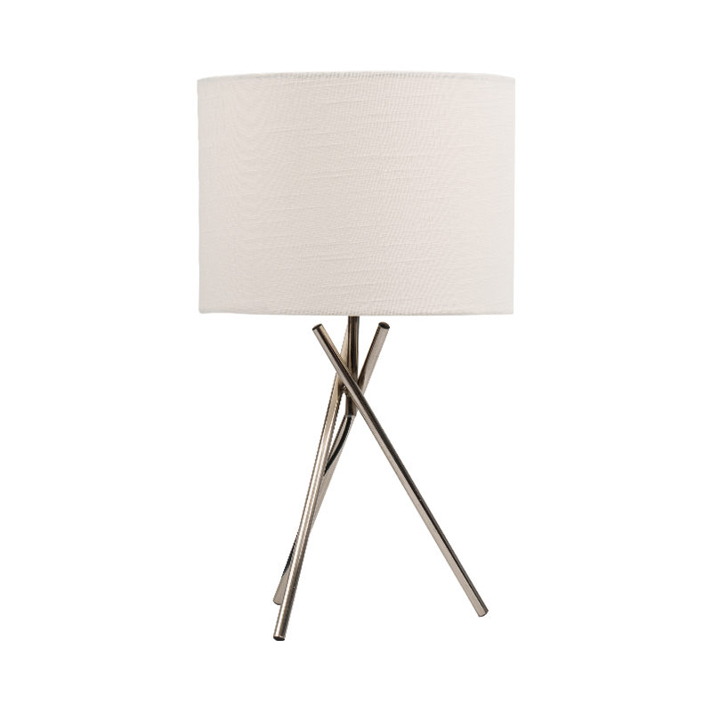 Stainless Steel Bedside Bedroom Table Lamp