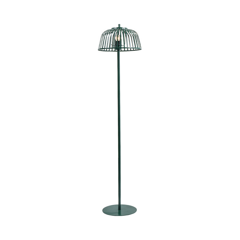 Wrought Iron Lampshade Floor Lamp