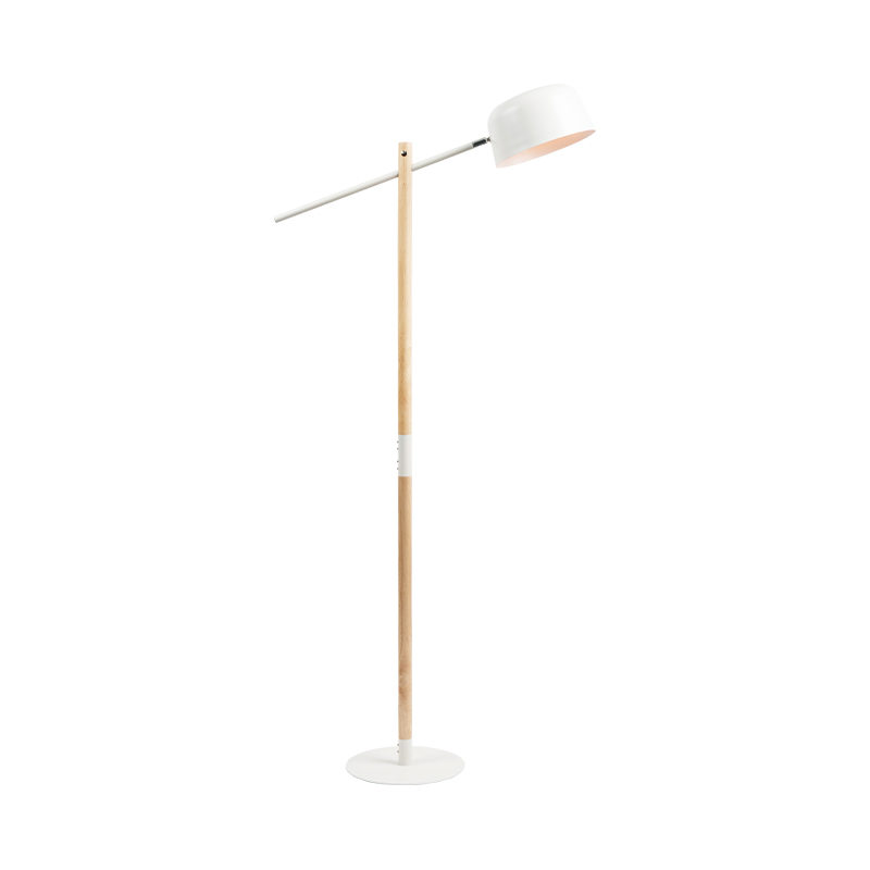 Nordic Solid Wood Floor Lamp