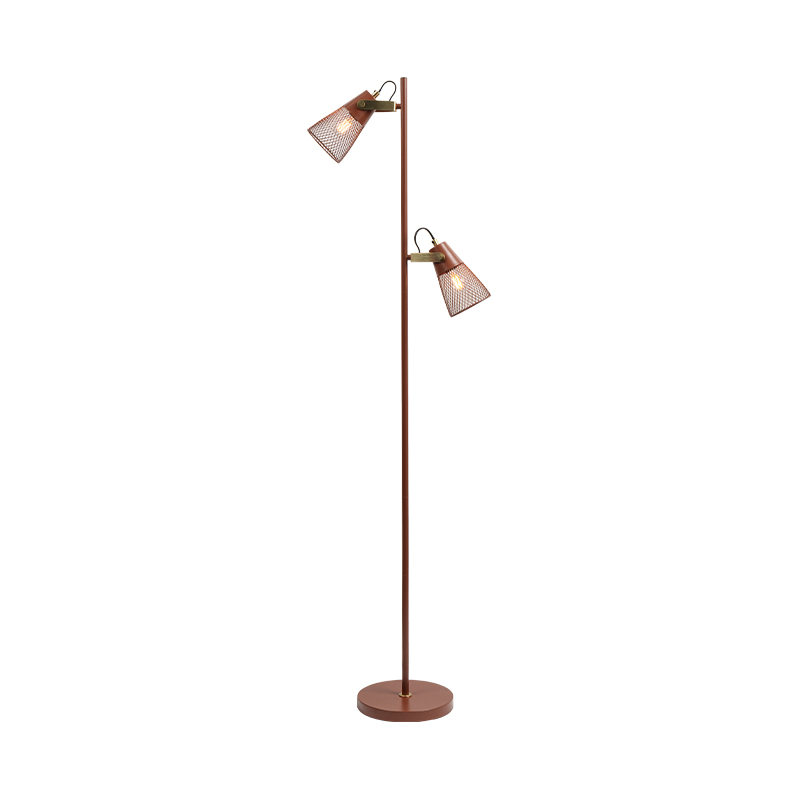 Industrial Style Wrought Iron Metal Floor Lamp