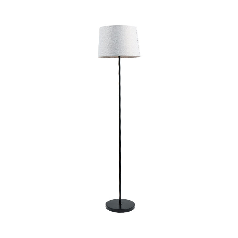 Fabric cover straight pole lighting floor lamp