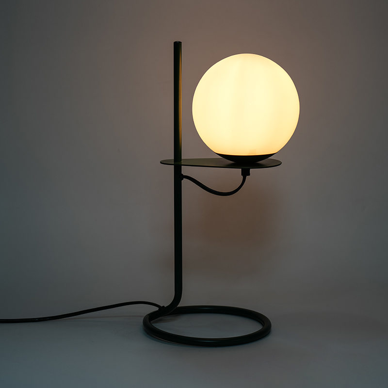 Simple Glass Ball Table Lamp