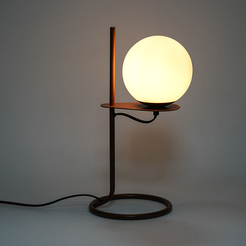 Simple Glass Ball Table Lamp