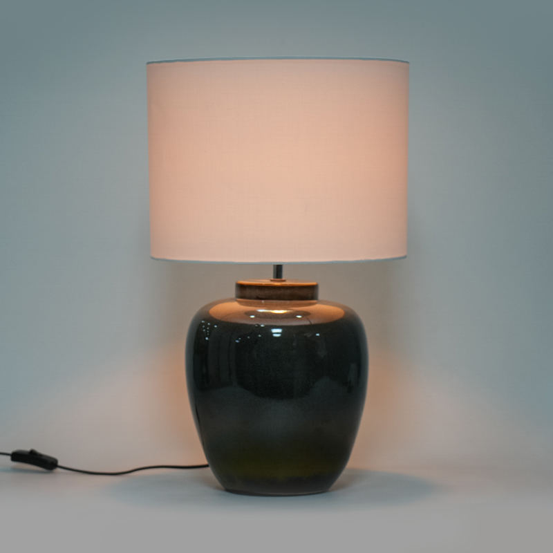 Gradient color ceramic retro table lamp