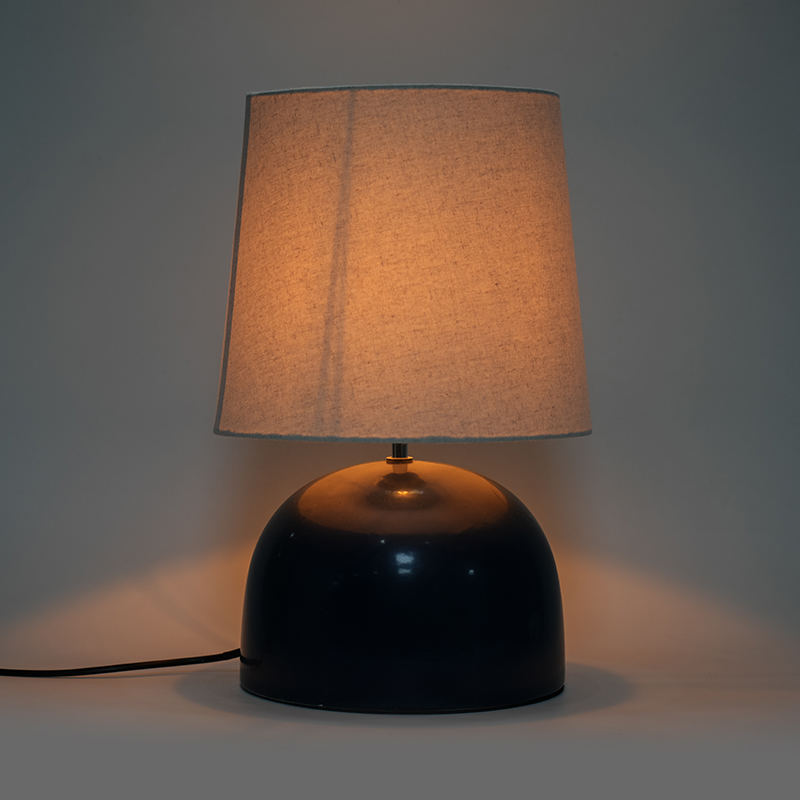 Large Simple Round Bottom Ceramic Table Lamp