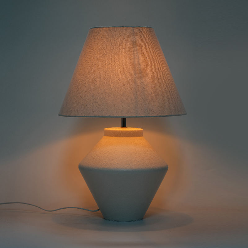 Geometric Ceramic Table Lamp