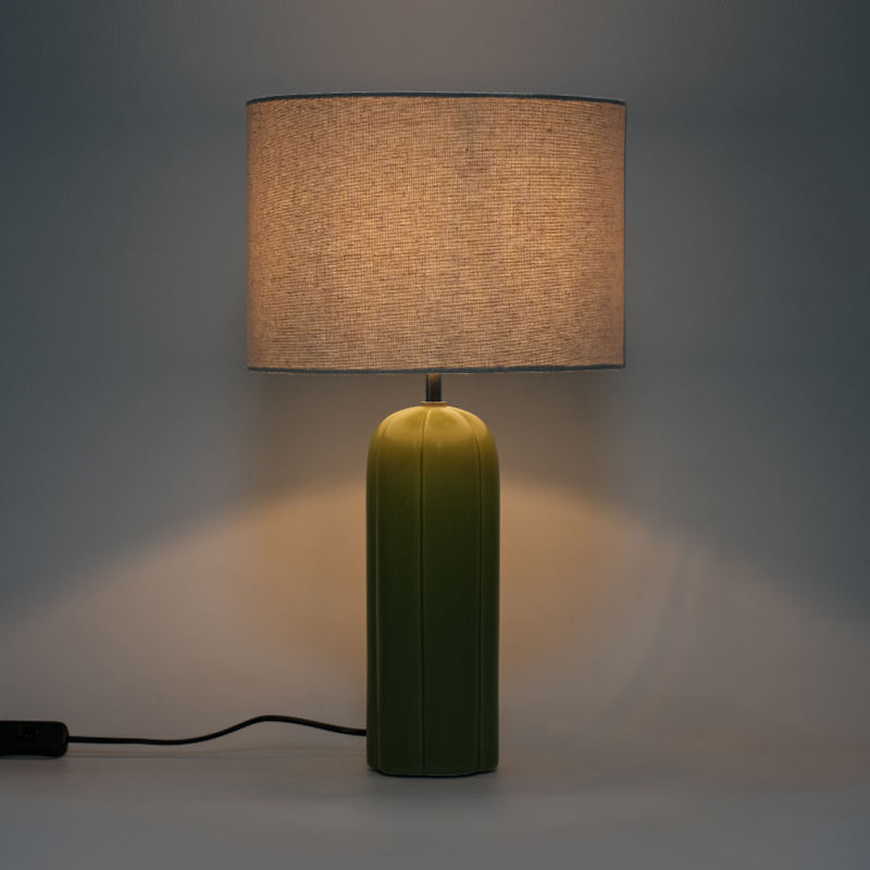 Green Ceramic New Chinese Style Table Lamp