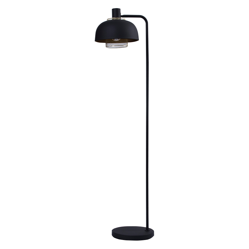 Black Simple Metal Floor Lamp