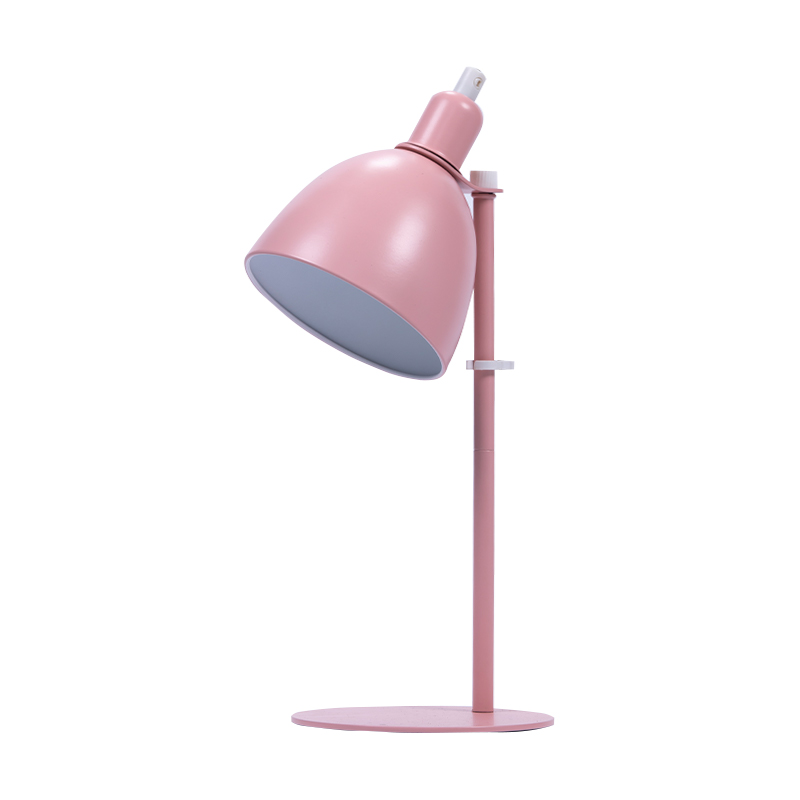 Pink Metal Table Lamp