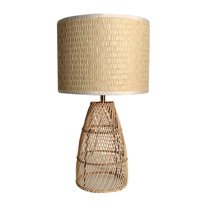 Hand-Woven Art Table Lamp