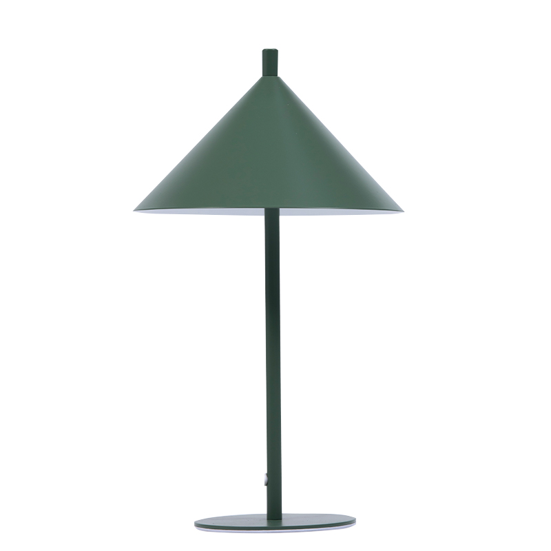 LED Conical Metal Table Lamp