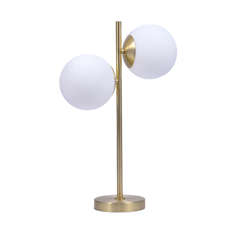 Double Ball Metal Creative Table Lamp