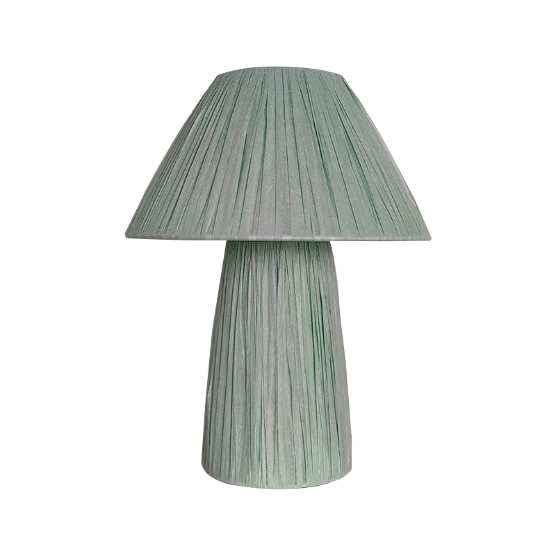 Japanese Pleated Paper Woven Table Lamp